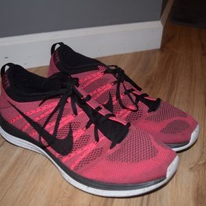 Size 11.5 Pink Nike Flyknit One Athletic Shoes